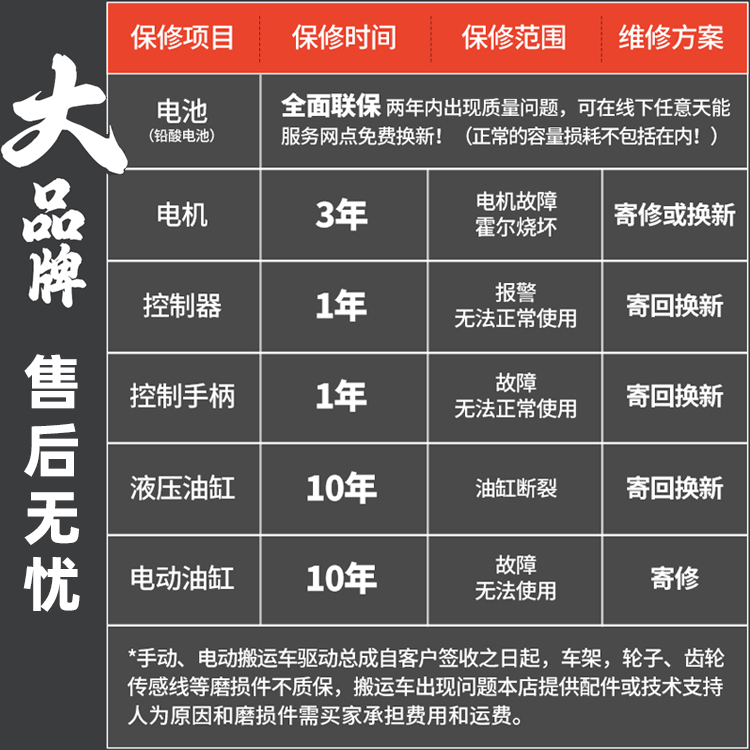 带称电动搬运车
